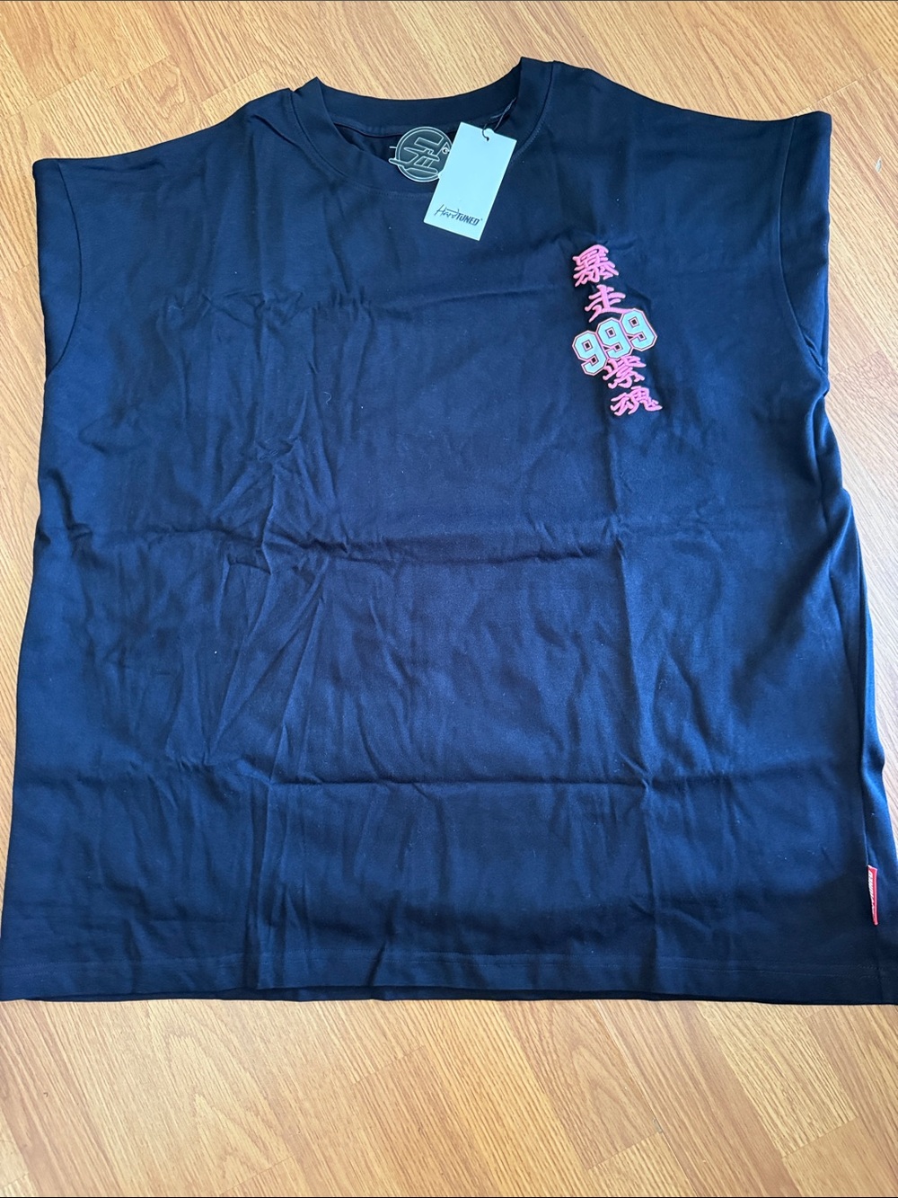 HardTuned BLK t-shirt  999" Japanese graphic on the chest Tagged 5XL NWT